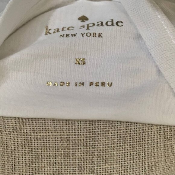 KATE SPADE Cotton T-shirt - Size XS - Picture 5 of 5